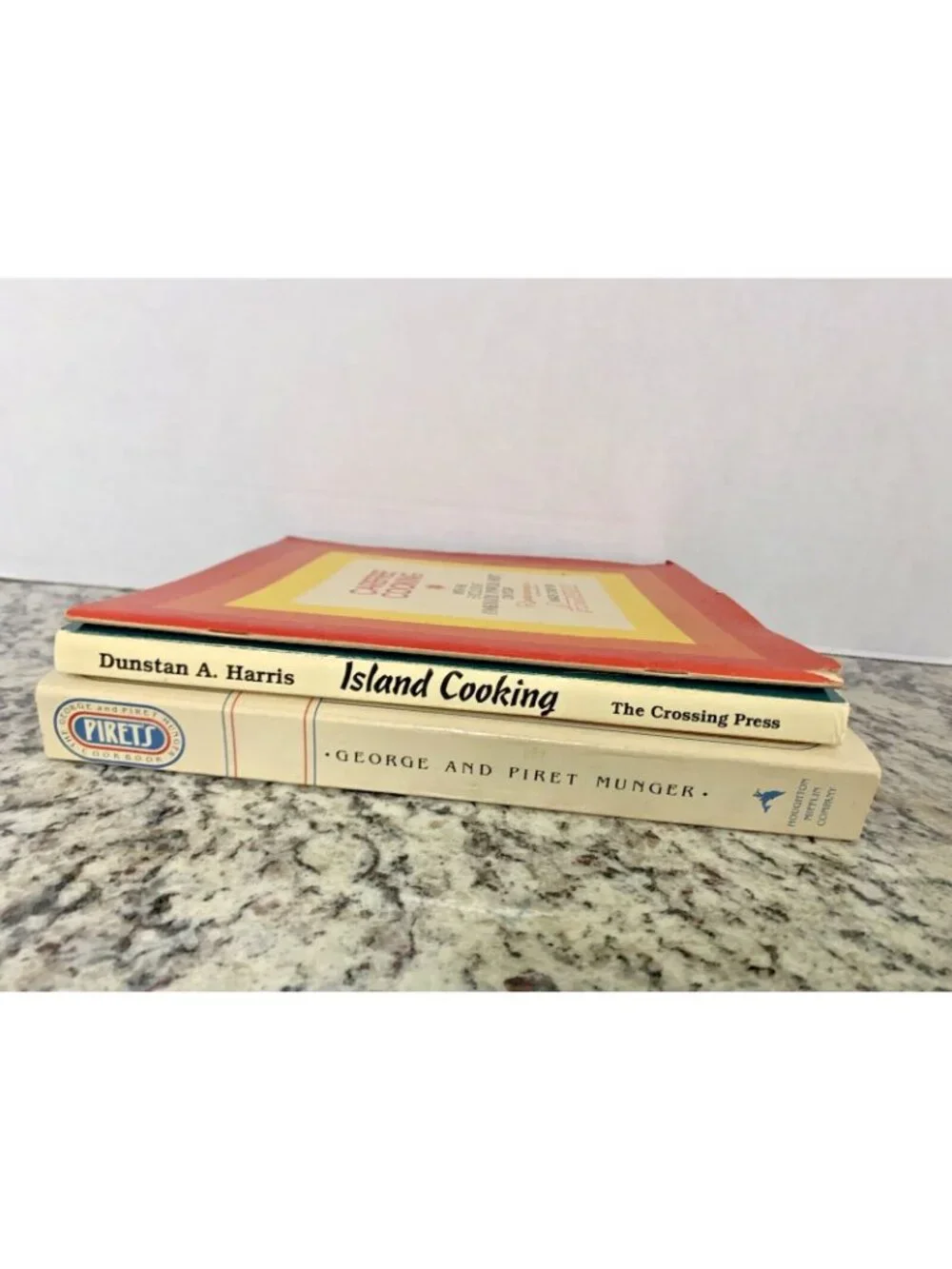 Vintage Cookbook Lot Amana Cooking, Island Cooking Caribbean, Piret’s Recipes